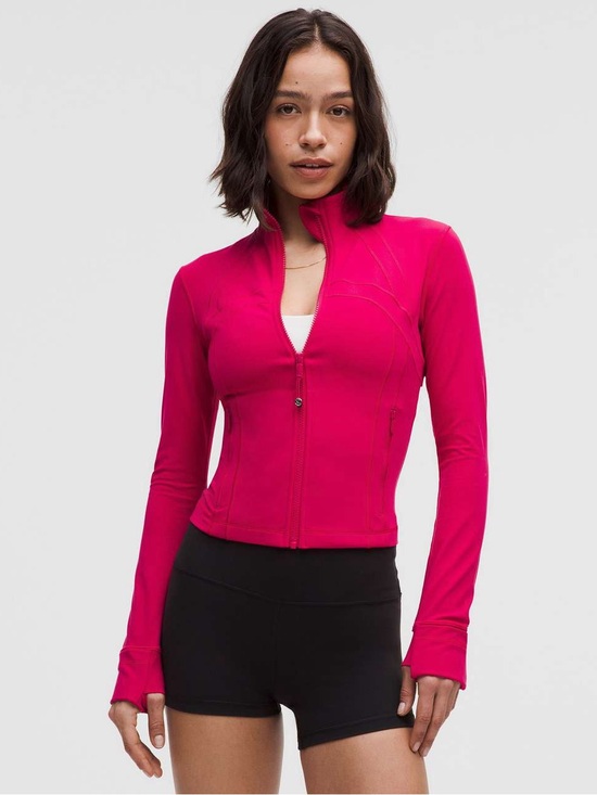 lululemon athletica Pants - lululemon Pink DRAGONFRUIT High-Waist Leggings & Zip Jacket Set WITH BRA
